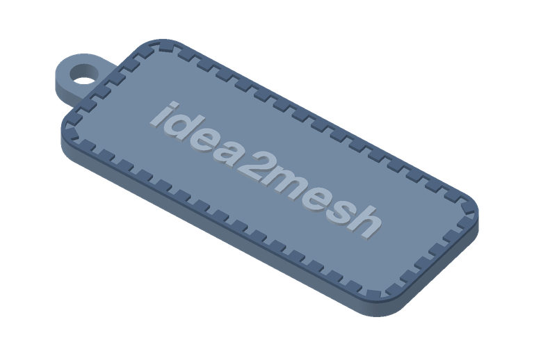 idea2mesh Keyring